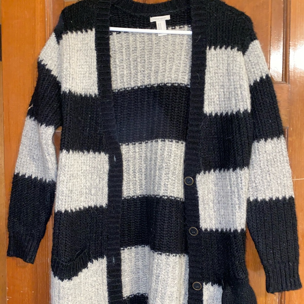 Striped cardigan